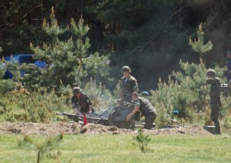 Ворсівка, 7 травня 2013 року. Реконструкція бою до Дня Перемоги