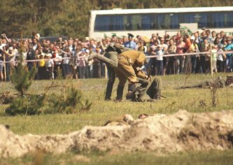 Ворсівка, 7 травня 2013 року. Реконструкція бою до Дня Перемоги