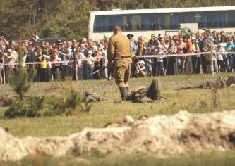 Ворсівка, 7 травня 2013 року. Реконструкція бою до Дня Перемоги