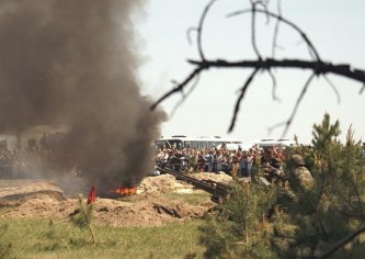 Ворсівка, 7 травня 2013 року. Реконструкція бою до Дня Перемоги