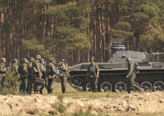 Ворсівка, 7 травня 2013 року. Реконструкція бою до Дня Перемоги