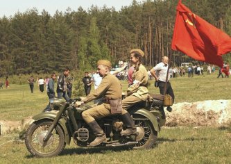 Ворсівка, 7 травня 2013 року. Реконструкція бою до Дня Перемоги