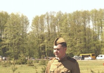 Ворсівка, 7 травня 2013 року. Реконструкція бою до Дня Перемоги