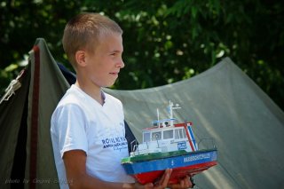 Змагання судномоделістів у Малині - червень 2013. День другий