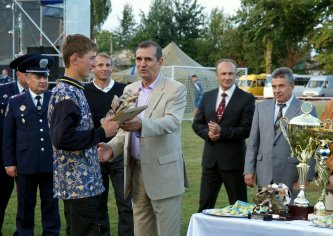 Фінал юнацького кубку УМВС  з футболу у Малині - Гра, нагородження