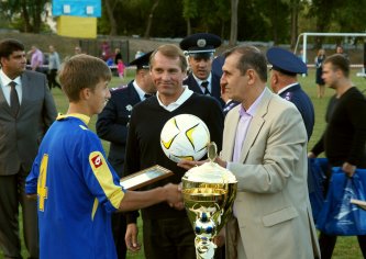 Фінал юнацького кубку УМВС  з футболу у Малині - Гра, нагородження
