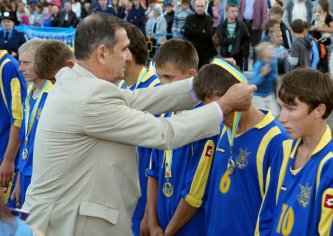 Фінал юнацького кубку УМВС  з футболу у Малині - Гра, нагородження