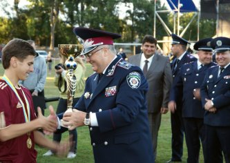 Фінал юнацького кубку УМВС  з футболу у Малині - Гра, нагородженняФінал юнацького кубку УМВС  з футболу у Малині - Гра, нагородження