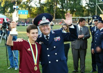 Фінал юнацького кубку УМВС  з футболу у Малині - Гра, нагородження